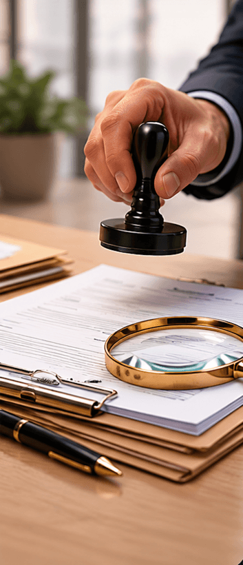 Document stamping and verification in the audited recruitment pipeline